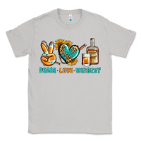 Moon Dust Peace Love Whiskey Classic Tee - BundleAndBundleShop