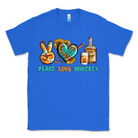 True Royal Peace Love Whiskey Classic Tee - BundleAndBundleShop