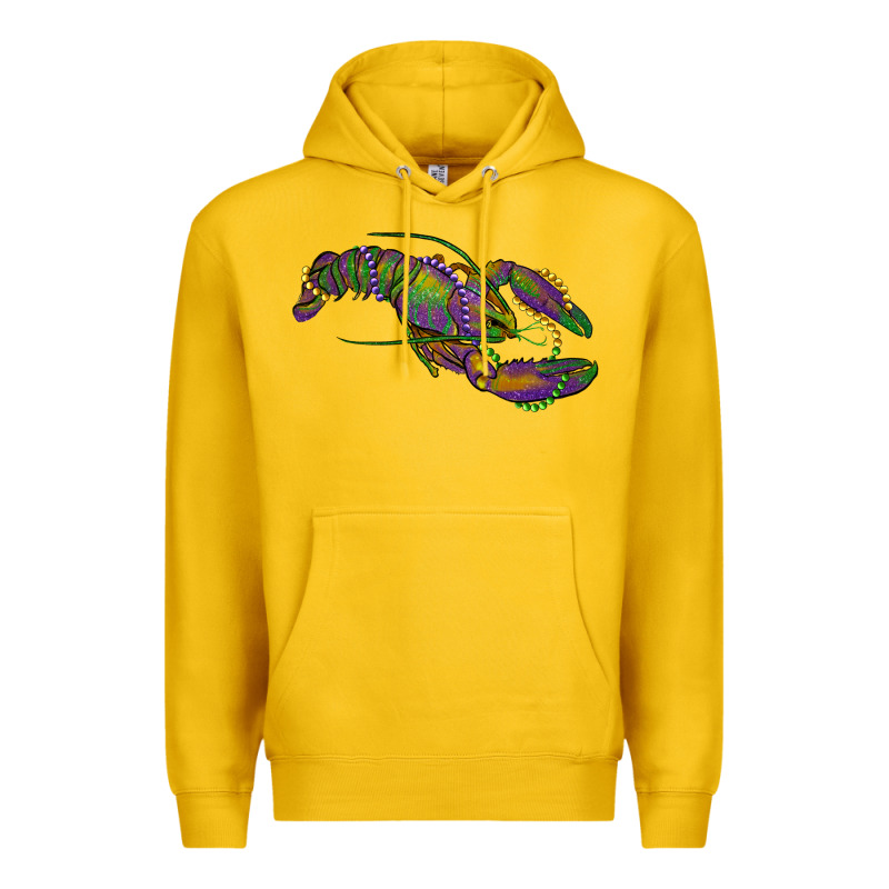 Mardi Gras Crawfish Premium Hoodie by RanaPortraitStore | Teevron