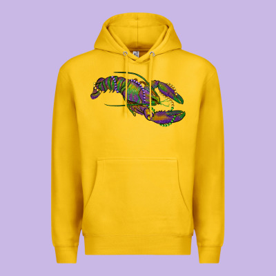 Mardi Gras Crawfish Premium Hoodie Designed By Ranaportraitstore
