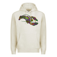 Oatmeal Heather Mardi Gras Crawfish Premium Hoodie - RanaPortraitStore