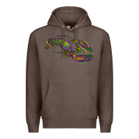 Coffee Mardi Gras Crawfish Premium Hoodie - RanaPortraitStore