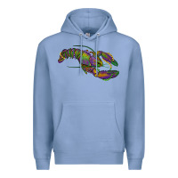 Colony Blue Mardi Gras Crawfish Premium Hoodie - RanaPortraitStore