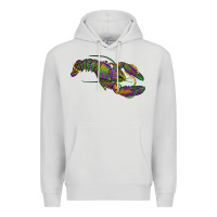 Dove Grey Mardi Gras Crawfish Premium Hoodie - RanaPortraitStore