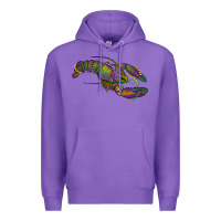 Purple Mardi Gras Crawfish Premium Hoodie - RanaPortraitStore