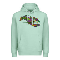 Seafoam Mardi Gras Crawfish Premium Hoodie - RanaPortraitStore