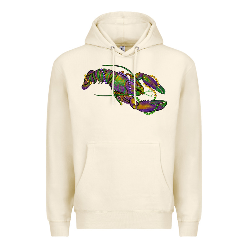 Mardi Gras Crawfish Premium Hoodie by RanaPortraitStore | Teevron