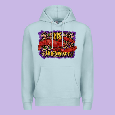Mardi Gras Tis The Season Lobster Premium Hoodie Designed By Ranaportraitstore