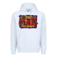 White Mardi Gras Tis The Season Lobster Premium Hoodie - RanaPortraitStore