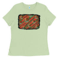 Matcha mexico pattern background Ladies Tee - Artiststas