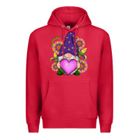 Cardinal Mardi Gras gnome Premium Hoodie - RanaPortraitStore