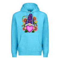Ocean Blue Mardi Gras gnome Premium Hoodie - RanaPortraitStore