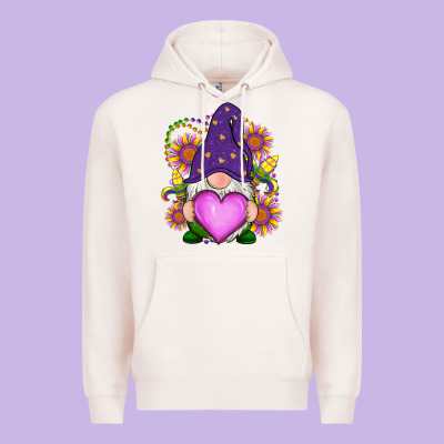 Mardi Gras Gnome Premium Hoodie Designed By Ranaportraitstore