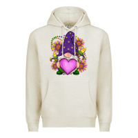 Oatmeal Heather Mardi Gras gnome Premium Hoodie - RanaPortraitStore