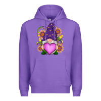 Purple Mardi Gras gnome Premium Hoodie - RanaPortraitStore