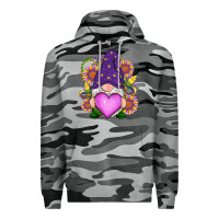 Slate Camo Mardi Gras gnome Premium Hoodie - RanaPortraitStore