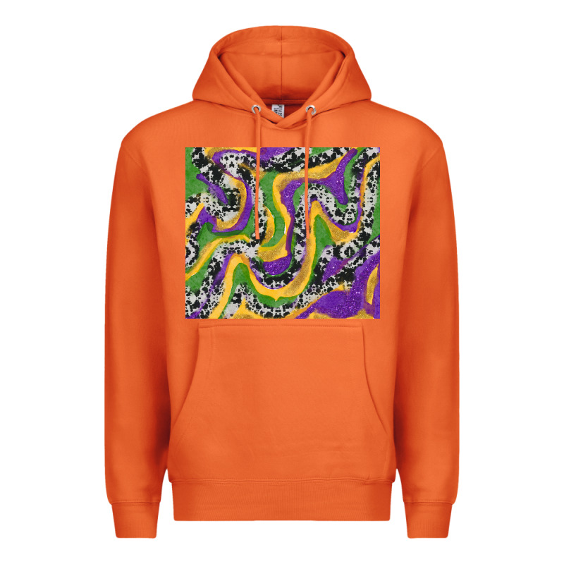 Mardi Gras Cowhide Premium Hoodie by RanaPortraitStore | Teevron