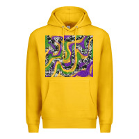 Lemon Mardi Gras Cowhide Premium Hoodie - RanaPortraitStore