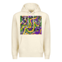 Sandshell Mardi Gras Cowhide Premium Hoodie - RanaPortraitStore