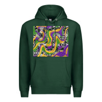 Sports Green Mardi Gras Cowhide Premium Hoodie - RanaPortraitStore