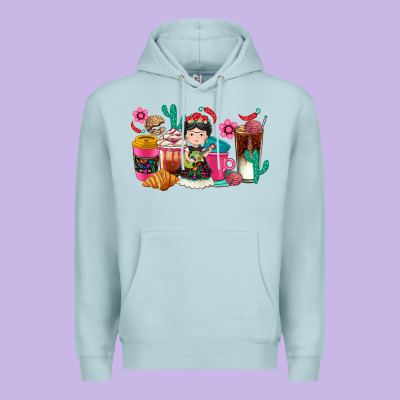 But First Cafecito Y Chismecito Premium Hoodie Designed By Ranaportraitstore