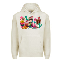 Oatmeal Heather But first cafecito y chismecito Premium Hoodie - RanaPortraitStore
