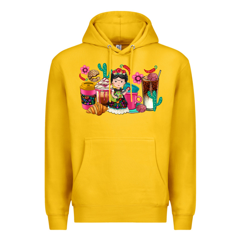 But First Cafecito Y Chismecito Premium Hoodie by RanaPortraitStore | Teevron