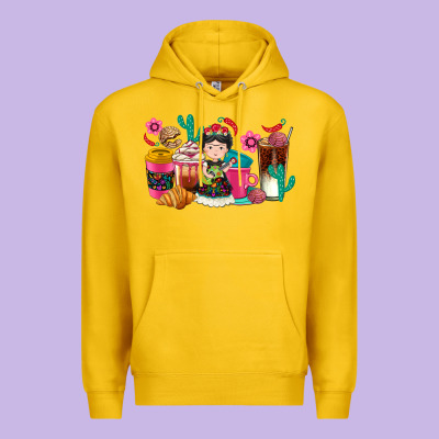 But First Cafecito Y Chismecito Premium Hoodie Designed By Ranaportraitstore