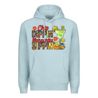 Blue Mist Chip dippin' margarita sippin' Premium Hoodie - RanaPortraitStore