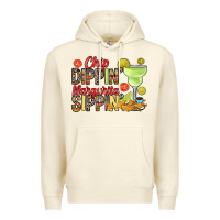 Sandshell Chip dippin' margarita sippin' Premium Hoodie - RanaPortraitStore