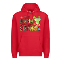 Red Chip dippin' margarita sippin' Premium Hoodie - RanaPortraitStore