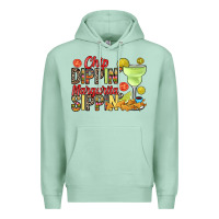 Seafoam Chip dippin' margarita sippin' Premium Hoodie - RanaPortraitStore