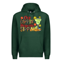 Sports Green Chip dippin' margarita sippin' Premium Hoodie - RanaPortraitStore