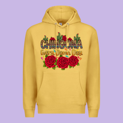 Chingona Every Damn Day Premium Hoodie Designed By Ranaportraitstore
