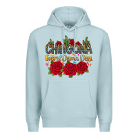 Blue Mist Chingona every damn day Premium Hoodie - RanaPortraitStore