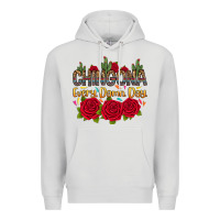 Dove Grey Chingona every damn day Premium Hoodie - RanaPortraitStore