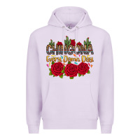 Lilac Chingona every damn day Premium Hoodie - RanaPortraitStore