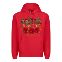 Red Chingona every damn day Premium Hoodie - RanaPortraitStore