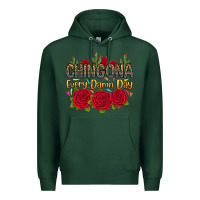 Sports Green Chingona every damn day Premium Hoodie - RanaPortraitStore