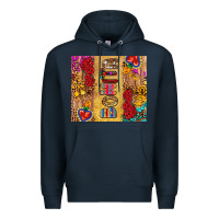 Navy Bonita Premium Hoodie - RanaPortraitStore