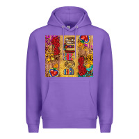 Purple Bonita Premium Hoodie - RanaPortraitStore
