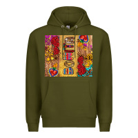 Army Green Bonita Premium Hoodie - RanaPortraitStore