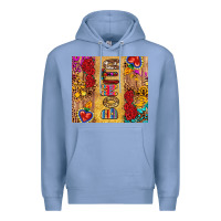 Colony Blue Bonita Premium Hoodie - RanaPortraitStore