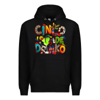 Black Cinco de drinko Premium Hoodie - RanaPortraitStore