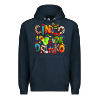 Navy Cinco de drinko Premium Hoodie - RanaPortraitStore