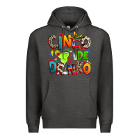 Charcoal Heather Cinco de drinko Premium Hoodie - RanaPortraitStore