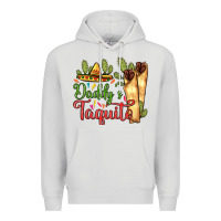 Dove Grey Daddy's taquito Premium Hoodie - RanaPortraitStore