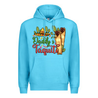 Ocean Blue Daddy's taquito Premium Hoodie - RanaPortraitStore