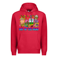 Cardinal Day of the dead coffee cups Premium Hoodie - RanaPortraitStore