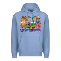 Colony Blue Day of the dead coffee cups Premium Hoodie - RanaPortraitStore